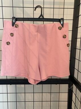 Derek Heart Pastel Pink High-Rise Button Side Shorts..super cute!